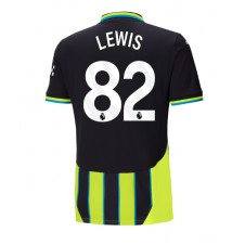 Manchester City Rico Lewis #82 Bortatröja 2024-25 Korta ärmar